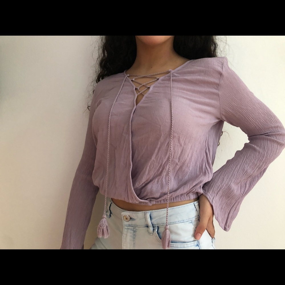 cute purple top!